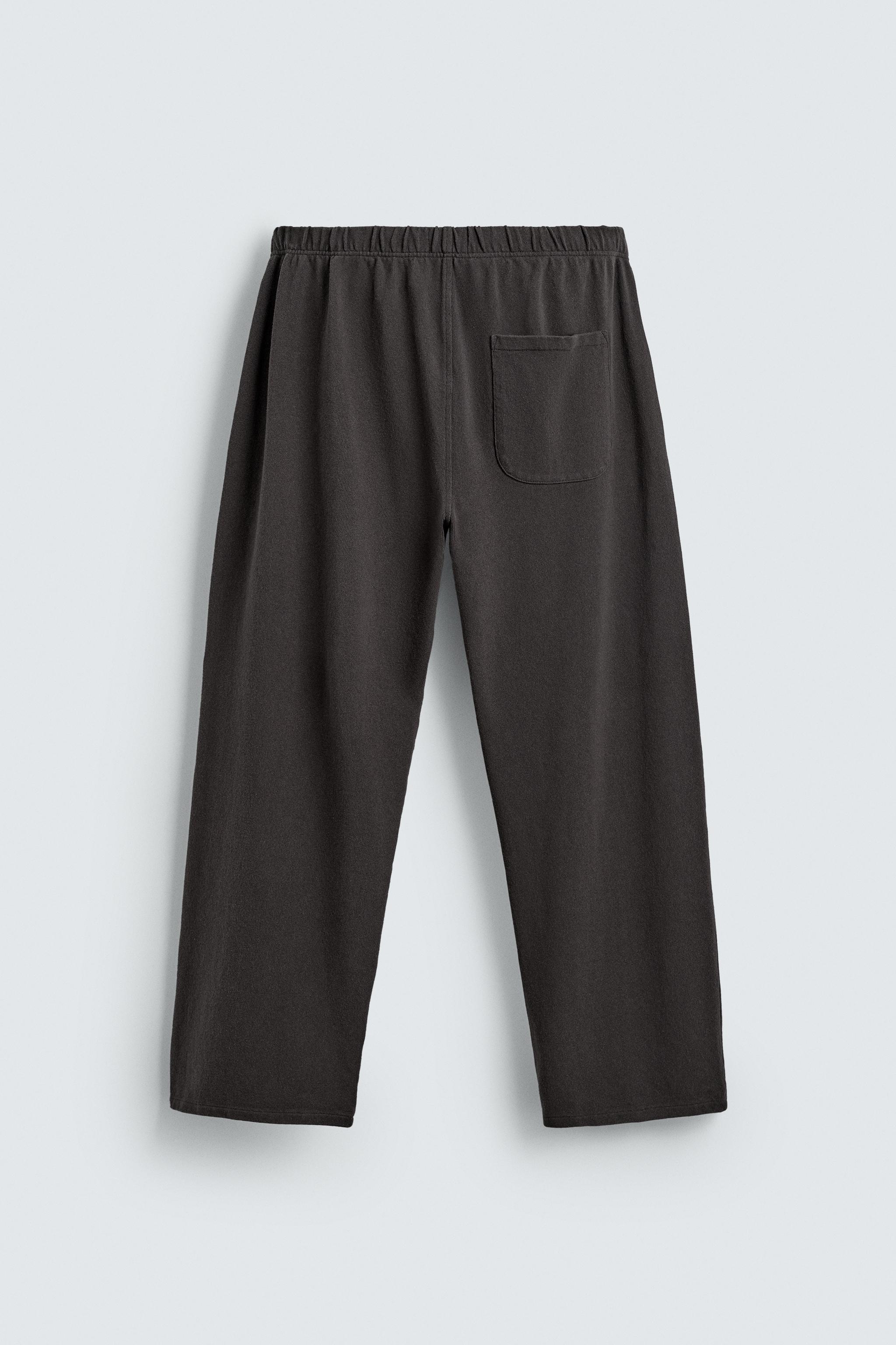 PANTALON DE JOGGING EN MAILLE DÉLAVÉ